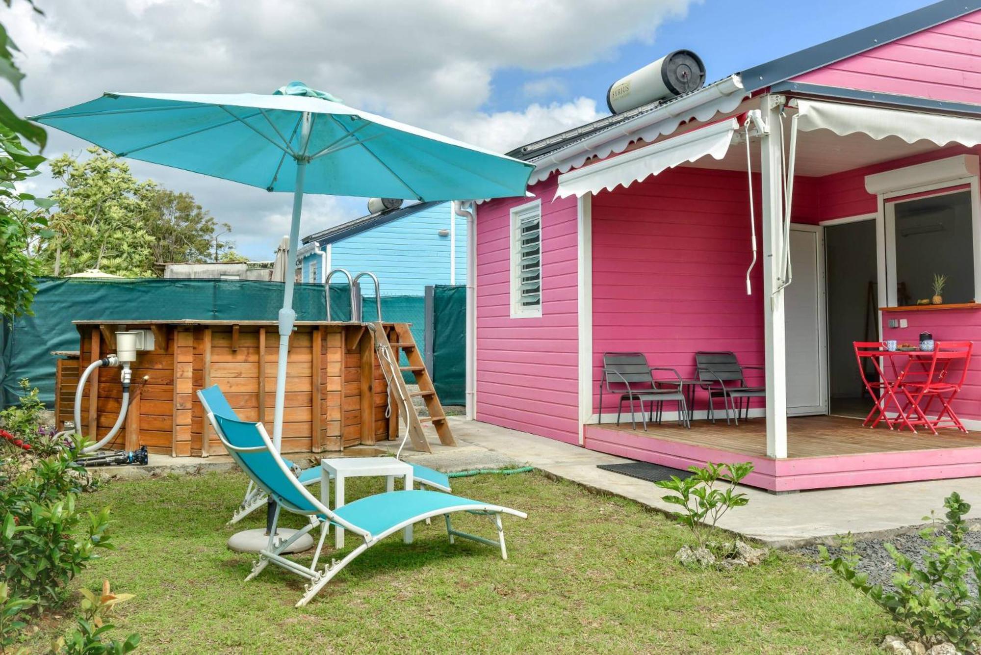 Les Jardins De Chantilly -Bungalows 4 Etoiles Avec Jardins Et Piscines Privees Baie-Mahault Luaran gambar